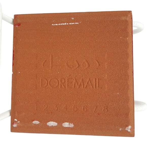 CHRISTMAS Tile Ceramic Engraved Santa Sleigh And Snowman Scenes Set of 4 - Picture 6 of 9